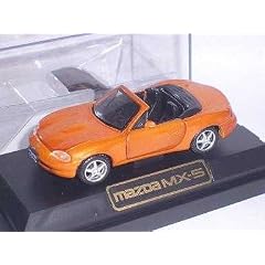 MAZDA MX5 MX-5 NB 2. GENERATION ORANGE SOFT TOP CABRIO 1/43 WEMI MODELLAUTO MODELL AUTO