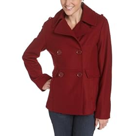 Kenneth Cole Reaction Ladies Melton Double Breasted Wool Peacoat With Belted Back Detail by var goTwisterProductImageStrings = new Object();goTwisterProductImageStrings['prodImageNotAvailTextNoColor'] = 