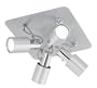 Eglo 88379A Sines, Chrome, 4-Light Track Light Fixture