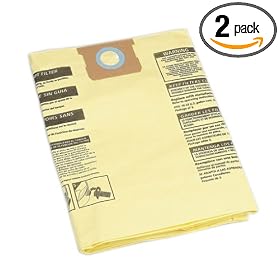 Shop-Vac 906-73-00 15-to-22-Gallon High-Efficiency Collection Bag, 2-Pack by Shop-Vac