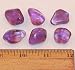 Tumbled Amethyst (Dark Purple) "Extra" (3/4" - 1") - 1pc.