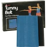 Set of Two Tummy Belts - 8" Sports Waist Trimmer, Exercise Belt Slimmer Gym - One Size Fits All