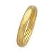 14K Yellow Gold Engraved Bangle - 10 MM