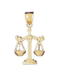 CleverEves 14K Gold Zodiac Pendant 11.4 - Gram(s)