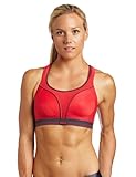 IMAGE OF Shock Absorber Women's Run Sports Bra, Coral/Charbon, 36D