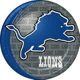 Detroit Lions 9 Inch Paper Plates (8 Pack)