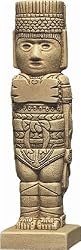 Toltec Atlantean Warrior Standing Precolumbian Statue
