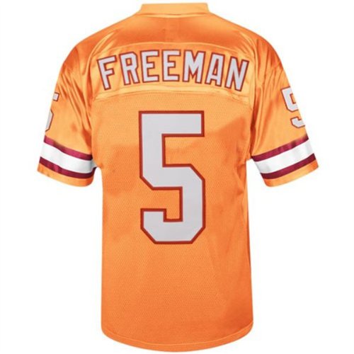 Tampa Bay Buccaneers #5 Freeman Yellow Jerseys Authentic Football Jersey Size 48-56 (Please Select the Size When You Order, Can Do Drop Shipping)
