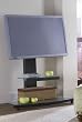 Matte Black Flat Panel TV & Component Stand By Powell Furniture