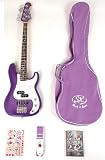 SX GRB1K CPP BASS GUITAR PACKAGE Purple