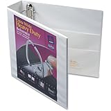 Avery Extra-Wide Ezd Reference View Binder, 2 Inch Rings, White, 1 Binder (01320)