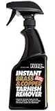 Flitz BC 01806 Light Brown Instant Brass and Copper Tarnish Remover, 16 oz. Spray Bottle
