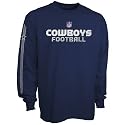 Dallas Cowboys Youth Navy Blue Orbital Long Sleeve T-shirt