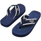 NHL Florida Panthers Unisex Basic Flip Flops - Navy Blue (X-Small)