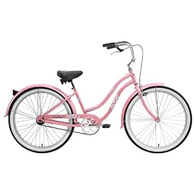 Nirve Beach Blossom Women's Cruiser Bike (26-Inch Wheels)
