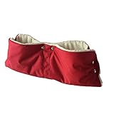 WeiMiSi ベビーカー専用 手袋 ベビーカーグローブ ベビーカー防寒カバー レッド