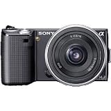 Sony NEX5AB Nex NEX-5A/B 14.2MP DSLR Digital Camera With 16/2.8 Black