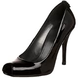 Stuart Weitzman Womens Logoflame Open-Toe Pump