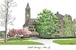 Cornell University Lithograph 14x10 Limited Edition Unframed Lithograph