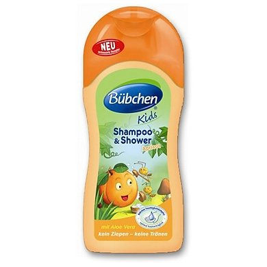 Bubchen Bübchen Kids Shampoo & Shower Apricot with Aloe Vera 6.76 fl. oz. (200ml)