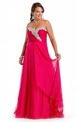 Chiffon/Taffeta/Tulle High-Low-Hem Lace Applique Crystal Beaded Crystals Mother-of-the-Bride Dress/Prom Dress 