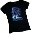 Cylon Attack - Battlestar Galactica (Original Series) Crop Sleeve Fitted Juniors T-Shirt