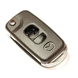 2 Buttons Entry Remote Flip Folding Key Keyless Case Shell for Mazda 3 6 