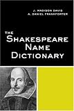The Shakespeare Name Dictionary