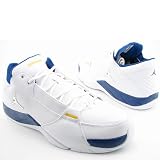 NIKE Jordan Hoops Low Basketball Royal Blue Yellow Mens