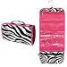 Zebra Hot Pink Makeup Cosmetic Bag Case Large
