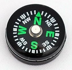 Wholesale 14mm Liquid Filled Compasses Small Mini Dial Survival Compass Button