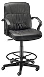 Alvin Art Director Leather Executive Drafting Chair