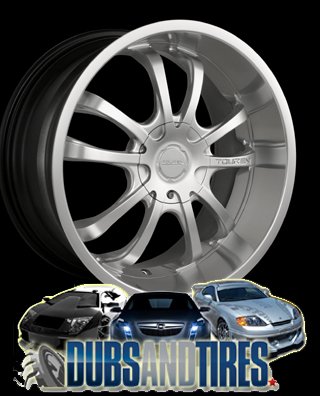 Touren TR5 (Series 3150) Silver - 17 x 8 Inch 