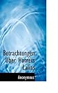 Betrachtungen Uber Homers Lalias (German Edition)