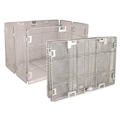 Eleven81 Folding Wire Rear Mounted Bike Basket (Silver)