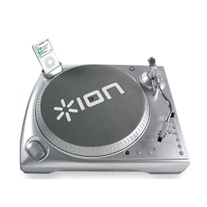 ION LP DOCK USB Turntable with Universal Dock for iPod