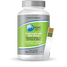 PHion Balance Diagnostic Ph Test Strips, 4.5 - 9.0 ph Range, 90-Count