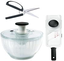 Amazon.co.jp限定 OXO クリアサラダスピナー 3点セット 9066