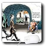 Londons Times Funny Music Cartoons - Unlikely Beggar - Mouse Pads