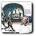 Londons Times Funny Music Cartoons - Unlikely Beggar - Mouse Pads