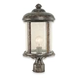 Royce Lighting RLC011LG-27 Outdoor 18 7/8 inch Convertible Lantern Peruvian Bronze with Seeded Globe