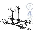 SportRack 4 Bike Lock & Tilt Platform Hitch Rack w/ Ratchet and Locks - SR2902LR