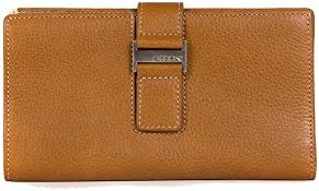 R Madison 904-4627 Kylie RFID Checkbook Clutch in Toast
