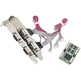 IO Crest 4 Port Serial Mini PCIe Controller Card Components SI-MPE15047