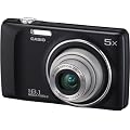 Casio QVR300BK - C�mara foto digital 16.1 MP (pantalla de 2.7", zoom �ptico 5 x), video VGA, 26 mm, color negro