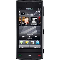 Nokia X6 Smartphone (8GB interner Speicher, Touchscreen) schwarz