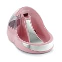 Petmate Deluxe Fresh Flow Medium Pet Fountain, Pink/Stainless
