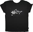 Emily the Strange juniors women's Shark Black T-Shirt