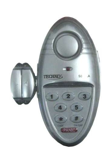 Techko Magnetic Sensor Entry Alarm with Built In Keypad #S082K
