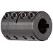 Ruland MSPC Two-Piece Clamping Rigid Coupling with Keyway, Metric